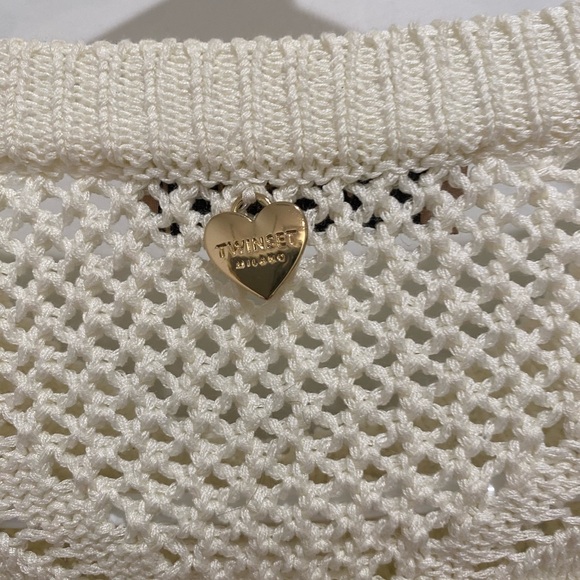 Twinset Cream Cardigan Sweater - Picture 6 of 6